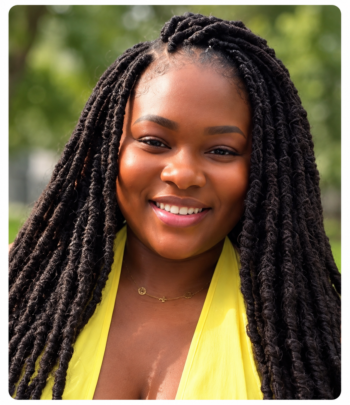 Locs and Natural hairstyle by Ceska Beauty