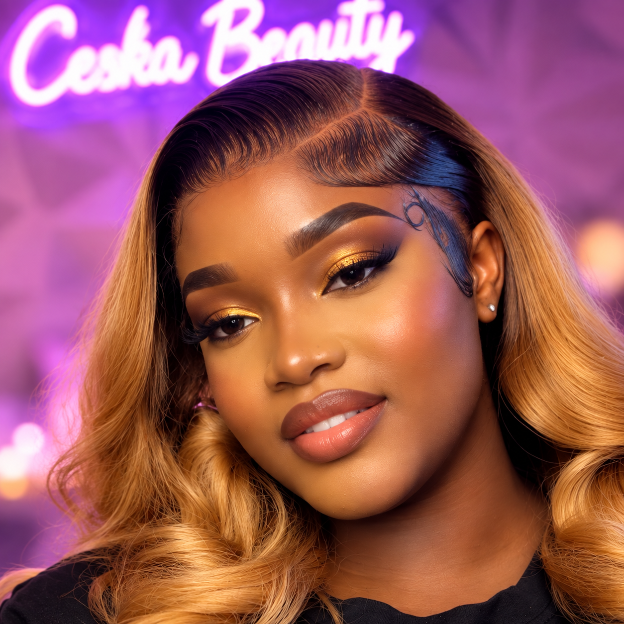 Soft Glam makeup look by Ceska Beauty